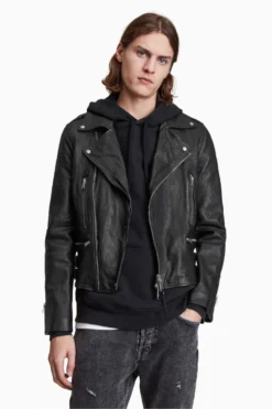 All Saints AllSaints Black Tavis Biker Jacket -ALLSAINTS Sales unnamed file 705 scaled
