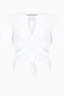 All Saints AllSaints Gigi White T-Shirt -ALLSAINTS Sales unnamed file 71