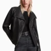 All Saints AllSaints Black Ellis Biker Jacket