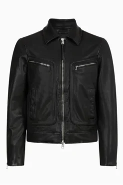 All Saints AllSaints Ren Black Jacket 13 All Saints AllSaints Ren Black Jacket -ALLSAINTS Sales unnamed file 732