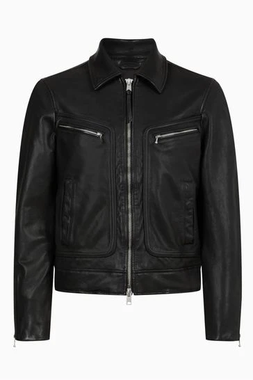All Saints AllSaints Ren Black Jacket 8 All Saints AllSaints Ren Black Jacket - Image 6