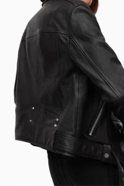 All Saints AllSaints Black Luna Biker Jacket -ALLSAINTS Sales unnamed file 735 scaled