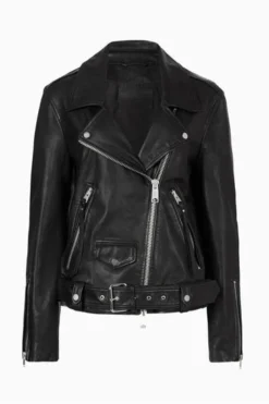 All Saints AllSaints Black Luna Biker Jacket -ALLSAINTS Sales unnamed file 740