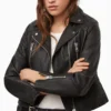 All Saints AllSaints Black Sulby Biker Jacket -ALLSAINTS Sales unnamed file 741 scaled