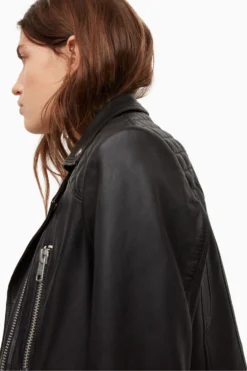 All Saints AllSaints Black Sulby Biker Jacket -ALLSAINTS Sales unnamed file 743 scaled