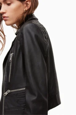All Saints AllSaints Black Sulby Biker Jacket -ALLSAINTS Sales unnamed file 745 scaled