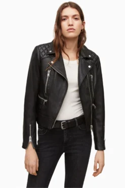 All Saints AllSaints Black Sulby Biker Jacket -ALLSAINTS Sales unnamed file 748 scaled