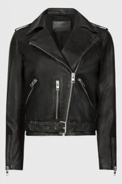 All Saints AllSaints Black Balfern Leather Biker Jacket -ALLSAINTS Sales unnamed file 761 scaled