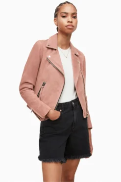All Saints AllSaints Pink Suede Dalby Biker Jacket 5 All Saints AllSaints Pink Suede Dalby Biker Jacket -ALLSAINTS Sales unnamed file 766 scaled