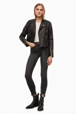 All Saints AllSaints Black Neve Tab Neck Biker Jacket 5 All Saints AllSaints Black Neve Tab Neck Biker Jacket -ALLSAINTS Sales unnamed file 786 scaled
