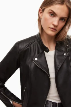 All Saints AllSaints Black Neve Tab Neck Biker Jacket 8 All Saints AllSaints Black Neve Tab Neck Biker Jacket -ALLSAINTS Sales unnamed file 789 scaled