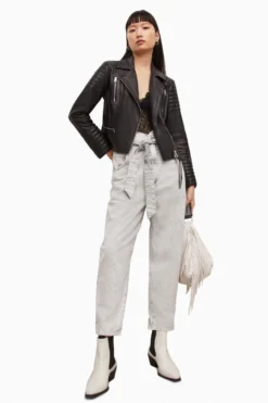 All Saints AllSaints Black Leoni Leather Biker Jacket 13 All Saints AllSaints Black Leoni Leather Biker Jacket -ALLSAINTS Sales unnamed file 803 scaled