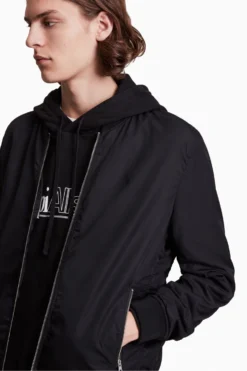 All Saints Allsaints Black Bassett Bomber -ALLSAINTS Sales unnamed file 836 scaled