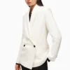 All Saints AllSaints White Lalia Blazer