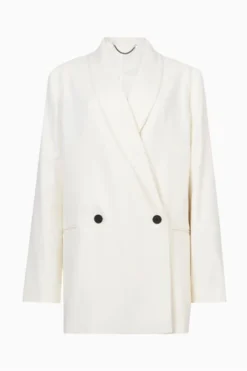 All Saints AllSaints White Lalia Blazer -ALLSAINTS Sales unnamed file 847