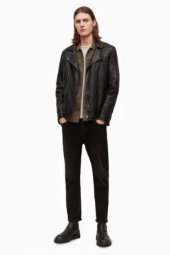 All Saints Blue Conroy Leather Biker Jacket -ALLSAINTS Sales unnamed file 858 scaled
