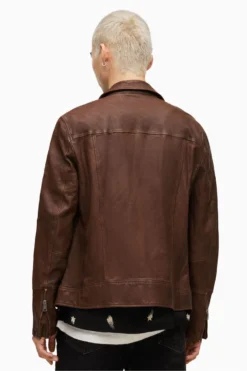 All Saints AllSaints Rio Biker Brown Jacket -ALLSAINTS Sales unnamed file 864 scaled