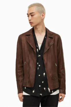 All Saints AllSaints Rio Biker Brown Jacket -ALLSAINTS Sales unnamed file 865 scaled