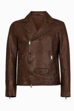 All Saints AllSaints Rio Biker Brown Jacket -ALLSAINTS Sales unnamed file 868 scaled