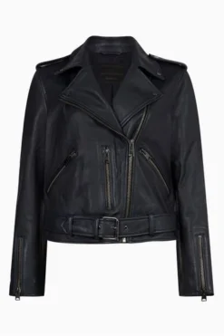 All Saints AllSaints Blue Balfern Biker Jacket 17 All Saints AllSaints Blue Balfern Biker Jacket -ALLSAINTS Sales unnamed file 877