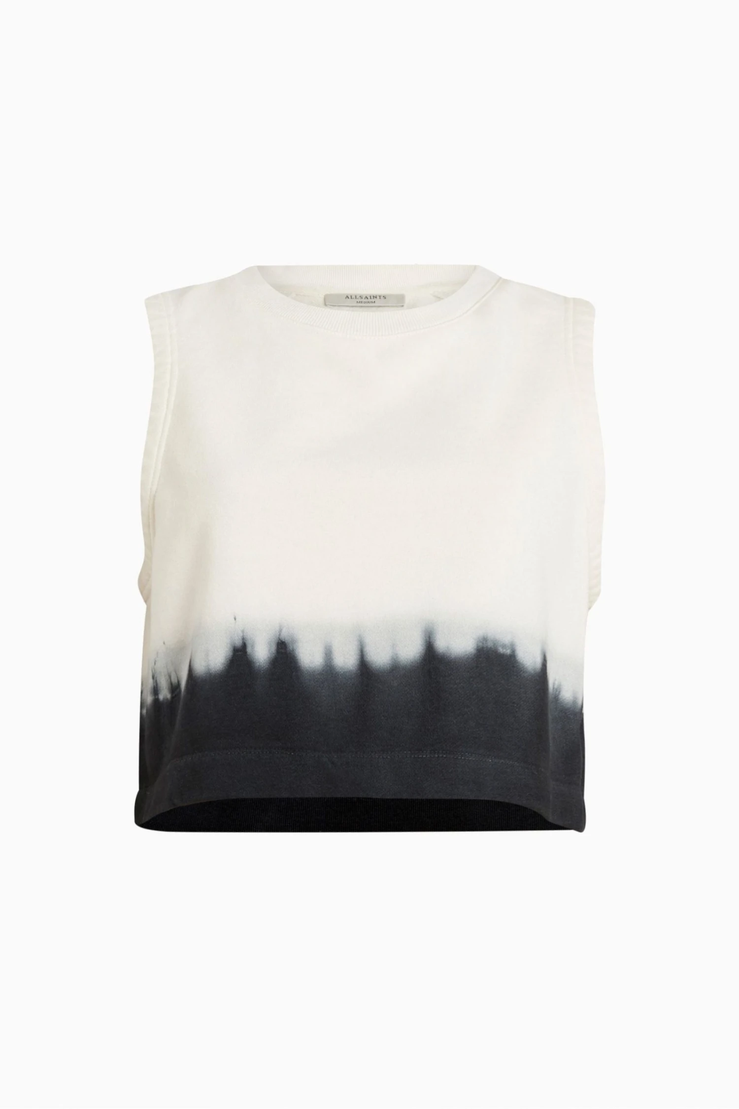 All Saints AllSaints Lila White Ombre Crop Sweatshirt 7 All Saints AllSaints Lila White Ombre Crop Sweatshirt - Image 5