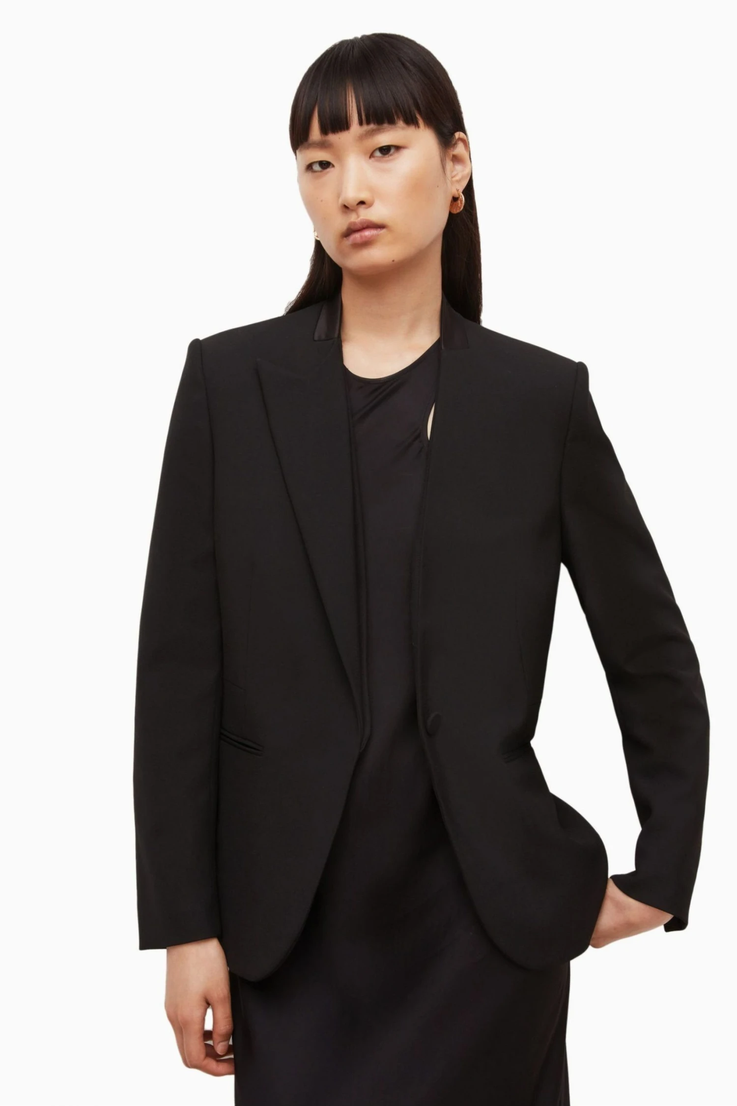 All Saints AllSaints Black Leigh Blazer 3 All Saints AllSaints Black Leigh Blazer