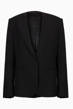 All Saints AllSaints Black Leigh Blazer 13 All Saints AllSaints Black Leigh Blazer -ALLSAINTS Sales unnamed file 922