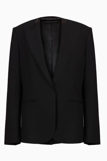 All Saints AllSaints Black Leigh Blazer 8 All Saints AllSaints Black Leigh Blazer - Image 6