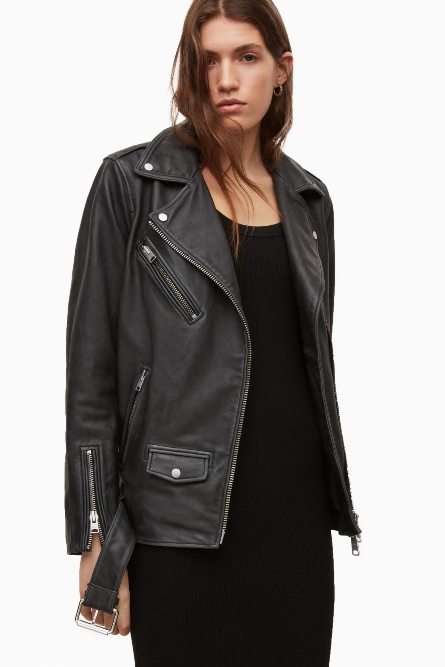 All Saints AllSaints Black Billie Biker Jacket 3 All Saints AllSaints Black Billie Biker Jacket