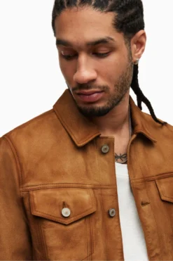 All Saints AllSaints Denton Brown Trucker Jacket -ALLSAINTS Sales unnamed file 934 scaled