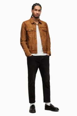 All Saints AllSaints Denton Brown Trucker Jacket -ALLSAINTS Sales unnamed file 935 scaled