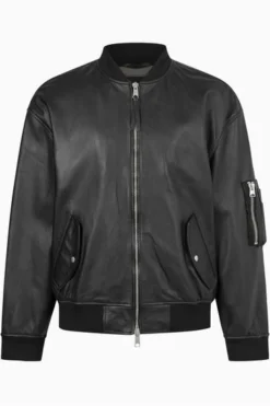 All Saints AllSaints Black Koyo Oversized Bomber Jacket 19 All Saints AllSaints Black Koyo Oversized Bomber Jacket -ALLSAINTS Sales unnamed file 946