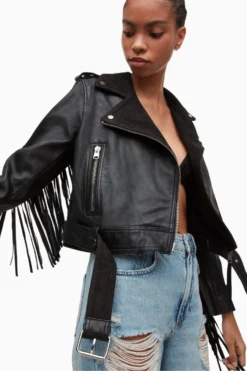 All Saints AllSaints Ayra Black Tassel Jacket 12 All Saints AllSaints Ayra Black Tassel Jacket -ALLSAINTS Sales unnamed file 949 scaled