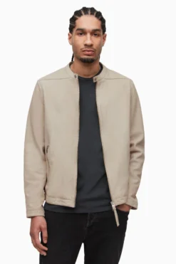 All Saints AllSaints Natural Marina Jacket