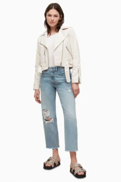 All Saints AllSaints Dessa White Balfern Denim Jacket -ALLSAINTS Sales unnamed file 965 scaled
