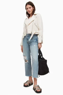 All Saints AllSaints Dessa White Balfern Denim Jacket -ALLSAINTS Sales unnamed file 966 scaled